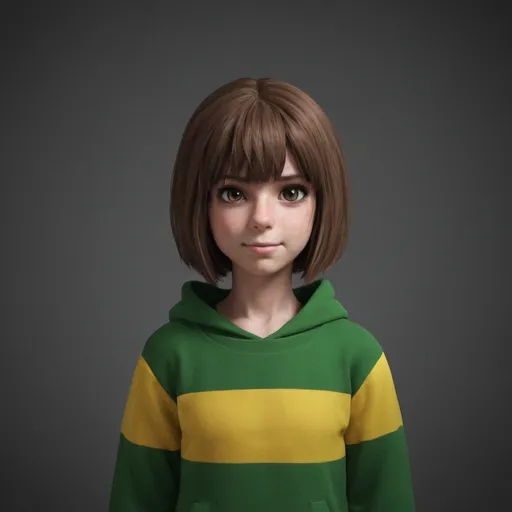 Prompt: Chara from Undertale 