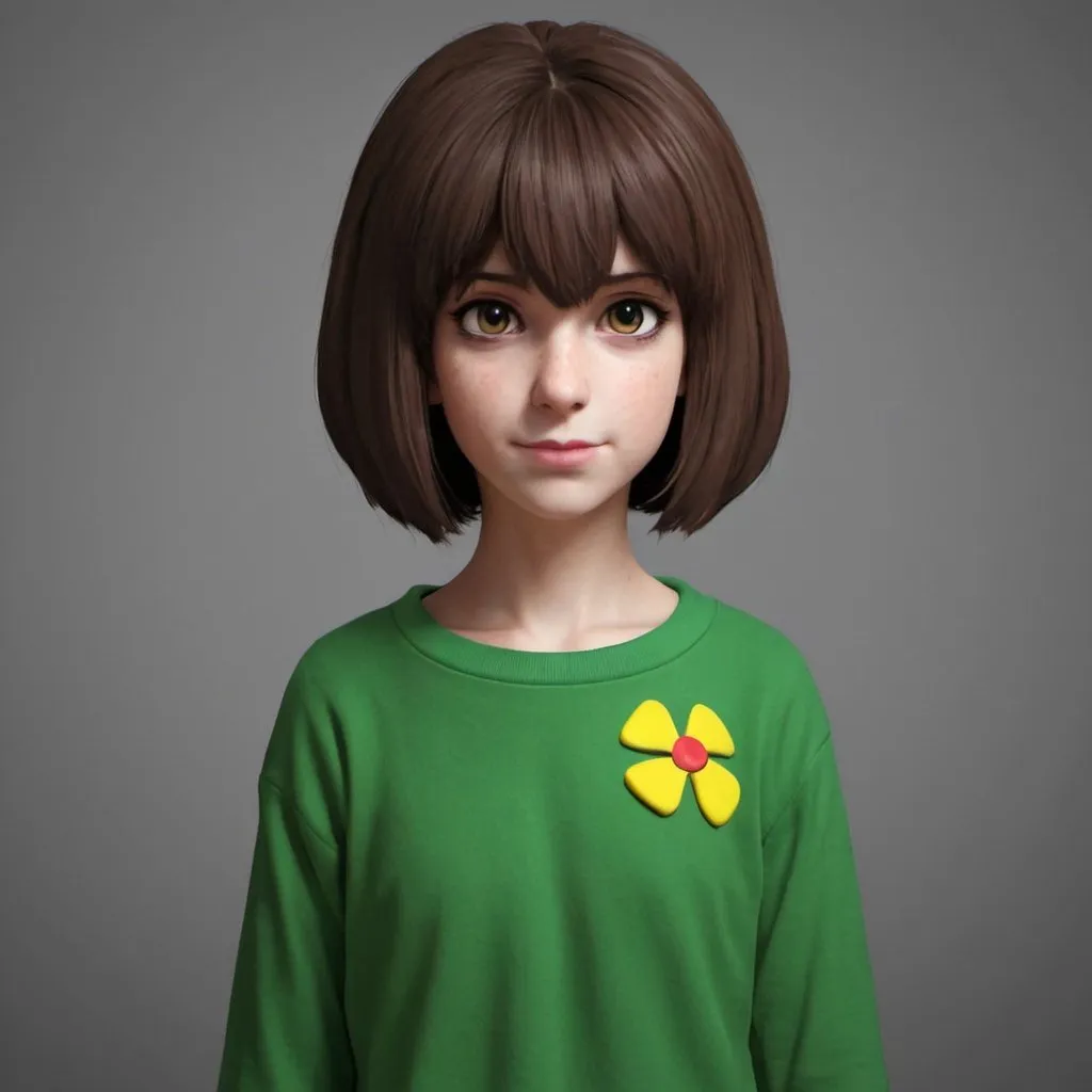 Prompt: Chara from Undertale 