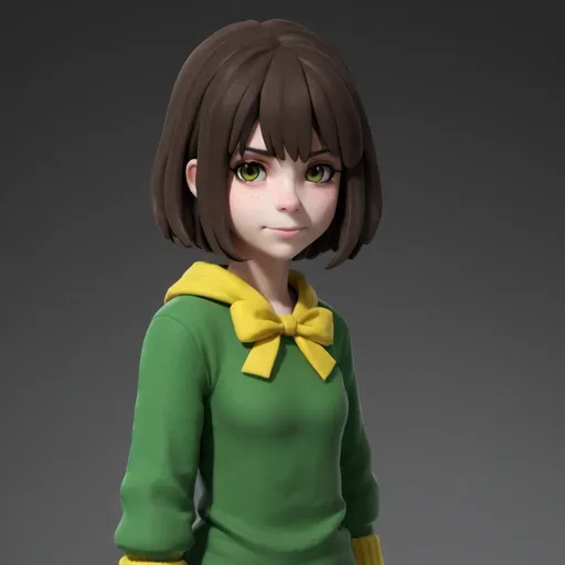 Prompt: Chara from Undertale 