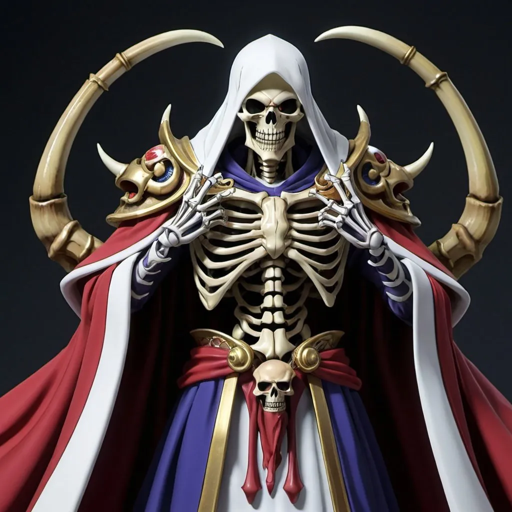 Prompt: ainz ooal gown