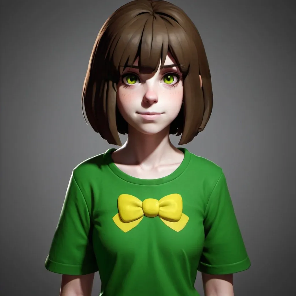 Prompt: Chara from Undertale 