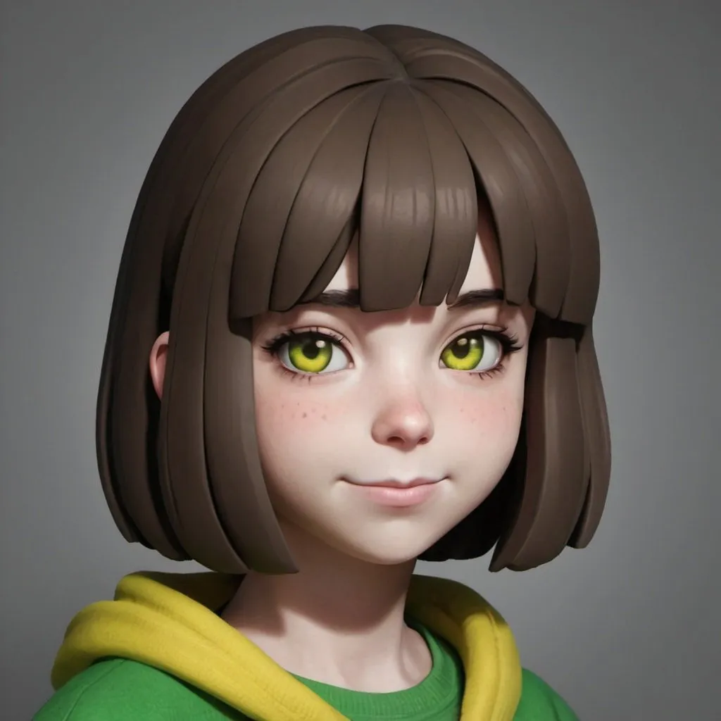 Prompt: Chara from Undertale 