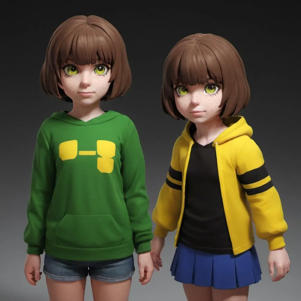 Prompt: Chara from Undertale 