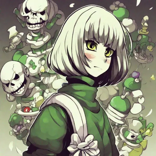 Prompt: Chara from Undertale 