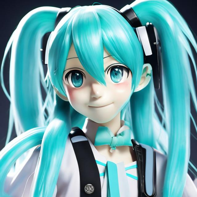 Prompt: hatsune miku