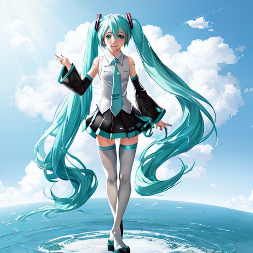 Prompt: Hatsune Miku