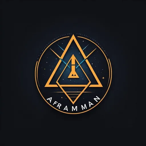 Prompt: Logo for a construction company named "Aframian" with some interest in space construction, mathematical and all intellectual abilites 
