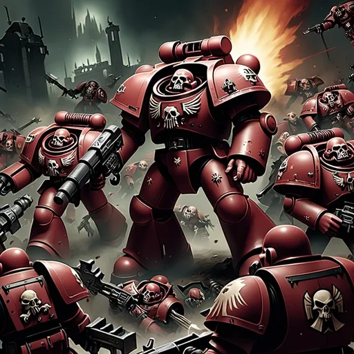 Prompt: warhammer 40k slaughter