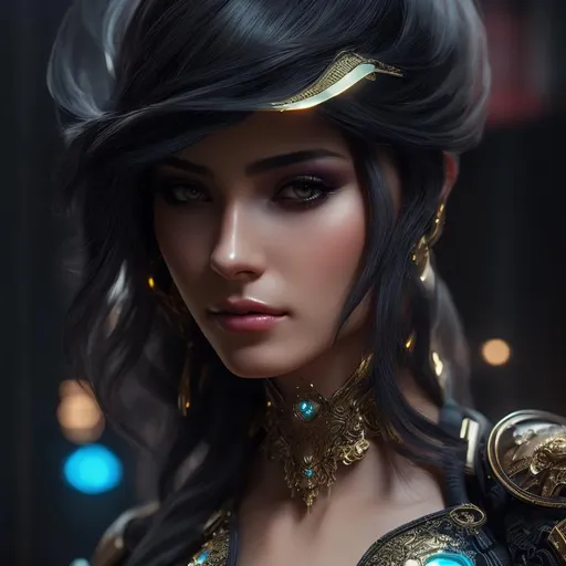Prompt: real looking female skin for photorealistic image, cyberpunk, closeup, d & d, fantasy, intricate, elegant, highly detailed, digital painting, artstation, concept art, matte, sharp focus, illustration, art in the style of artgerm and greg rutkowski and alphonse mucha
