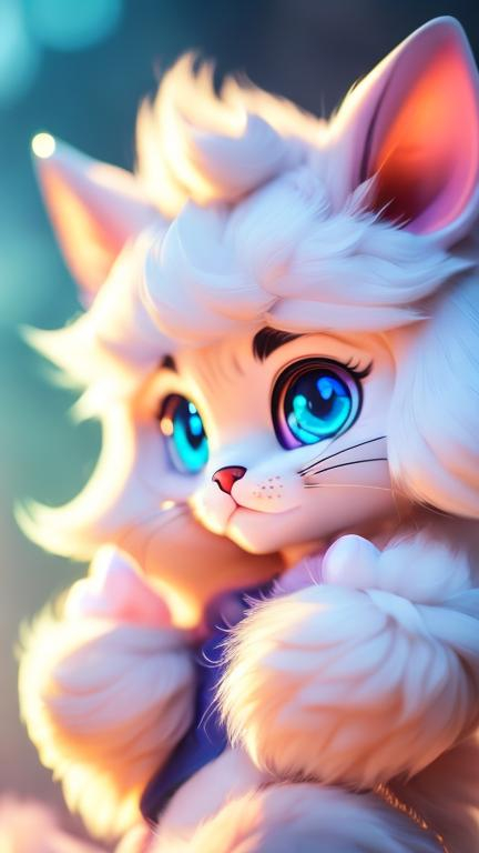 Prompt: key visual of a cute natural fur female cat fursona with big long ears, cinematic advanced lighting, 4k wallpaper, sharp image, highest quality image, trending on pixiv, trending on furaffinity, 1px lines, [incredibly detailed seamless artwork without flaws] [extremely consistent] professional anime fanart, 85mm Sigma Art lens, full face frames