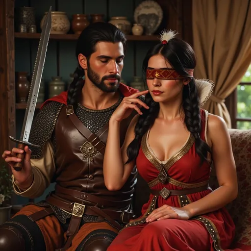 Prompt: The knight is tired and hurt from a month long siege, the girl is traumatised from a spy mission she had been on. But in this moment they are finally at peace, the get comfort from each other and she talks like she has no worrie