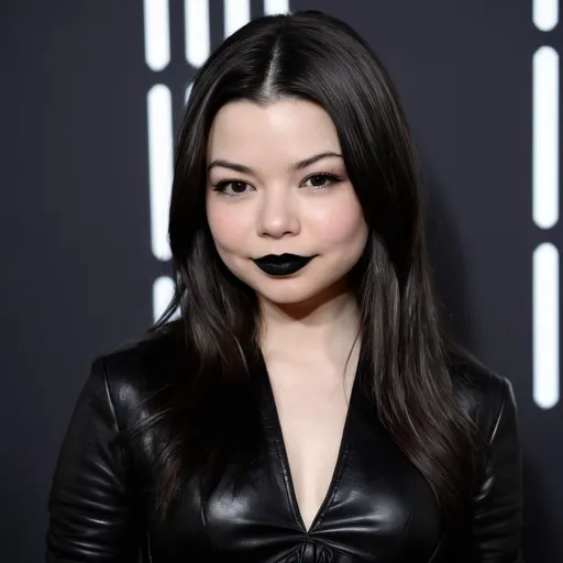 Prompt: Miranda Cosgrove in Star Wars black lipstick 