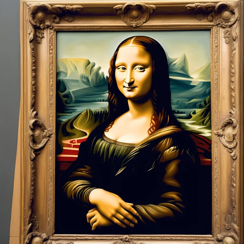 Prompt: make the monalisa painting