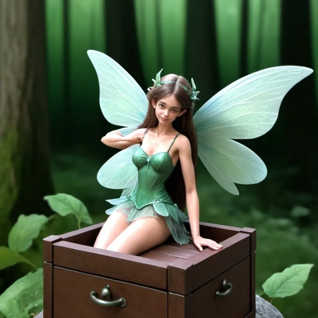 Prompt: make this fairy have an A cup chest