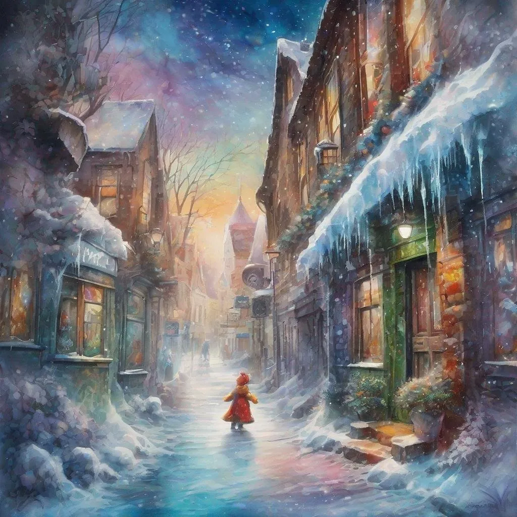 Prompt: Frozen Winter Christmas splashy Watercolour by JB, Waterhouse, Josephine Wall, WLOP, chaotic cinematic pastel colours, perfect Wide long shot visual masterpiece"
graffiti art, splash art, street art, spray paint, oil gouache melting, acrylic, high contrast, colorful polychromatic, ultra detailed, ultra quality, CGSociety