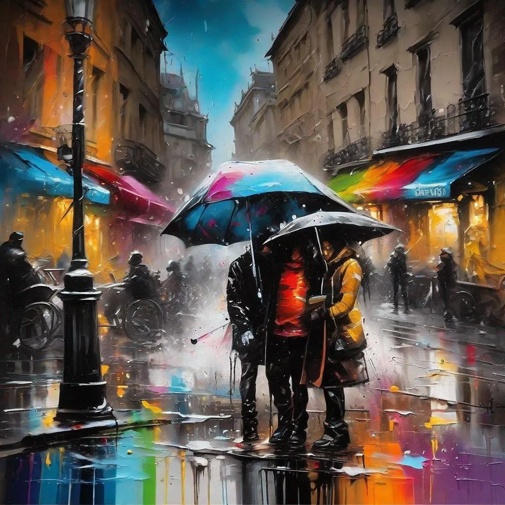 Prompt:  🖤💫👑☻🍫 ART BY Antoine Blanchard graffiti art, splash art, street art, spray paint, oil gouache melting, acrylic, high contrast, colorful polychromatic, ultra detailed, ultra quality, CGSociety