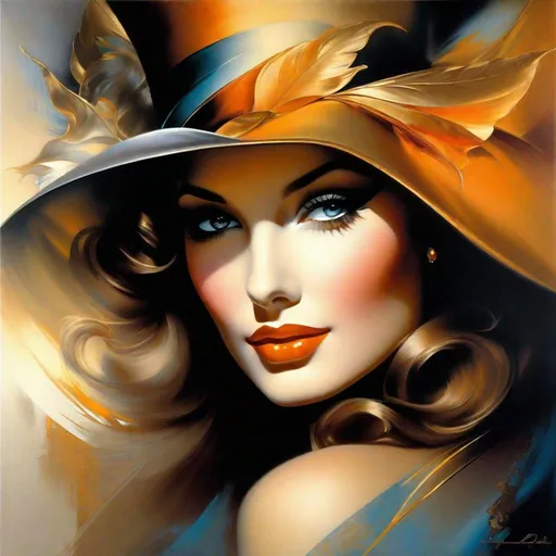 Prompt: Cityscape Elegance: Abstract Canvas Depicting A Beautiful.by Rolf Armstrong,Anne Bachelier, high definition, organic, intricate details, 8k, masterpiece, highly detailed, crisp quality, fascinating, very refined, irresistible, heavenly, bewitching, marvelous, , detailed face features, sharp eyes, soft skin