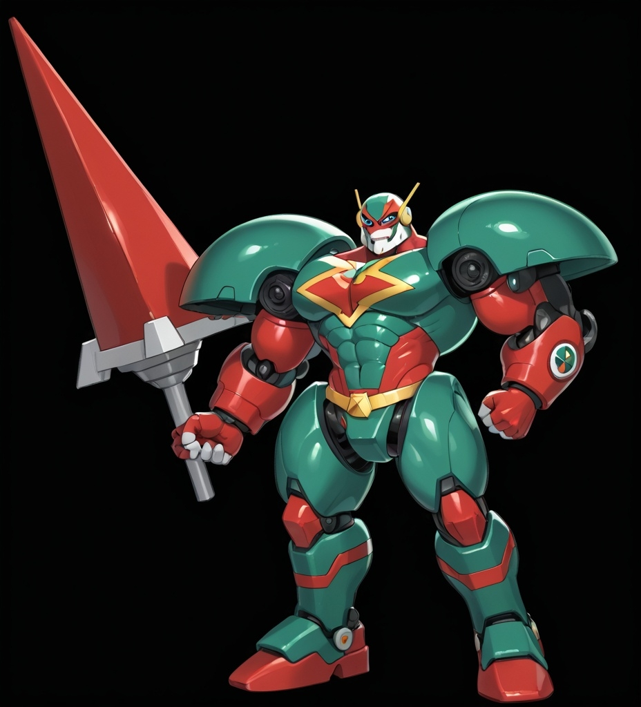 Prompt: mighty morphin power rangers dino megazord robot