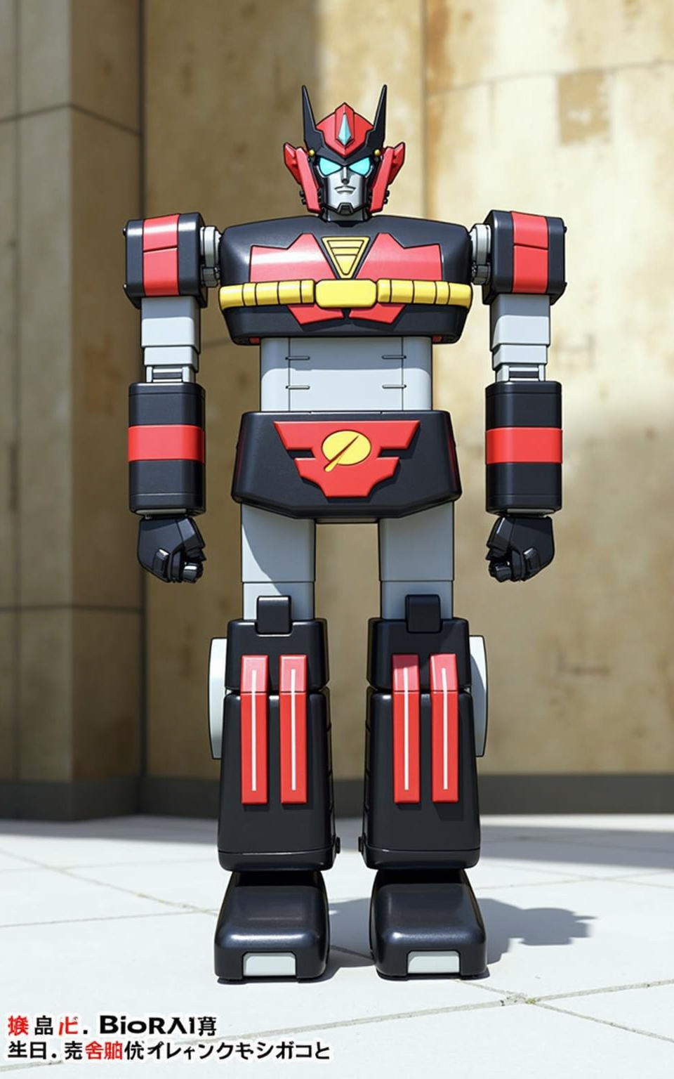 Prompt: super sentai Bioman super  giant robot