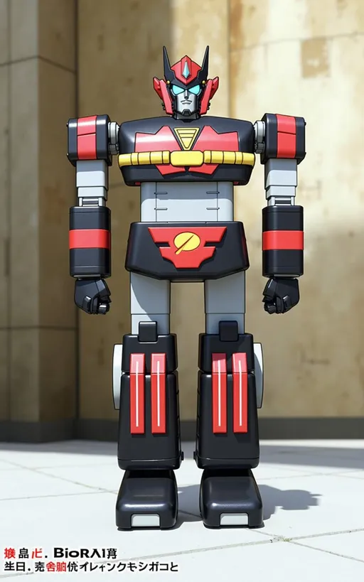 Prompt: super sentai Bioman super  giant robot