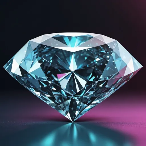 Prompt: diamonds banner 4k for twitter in landscape