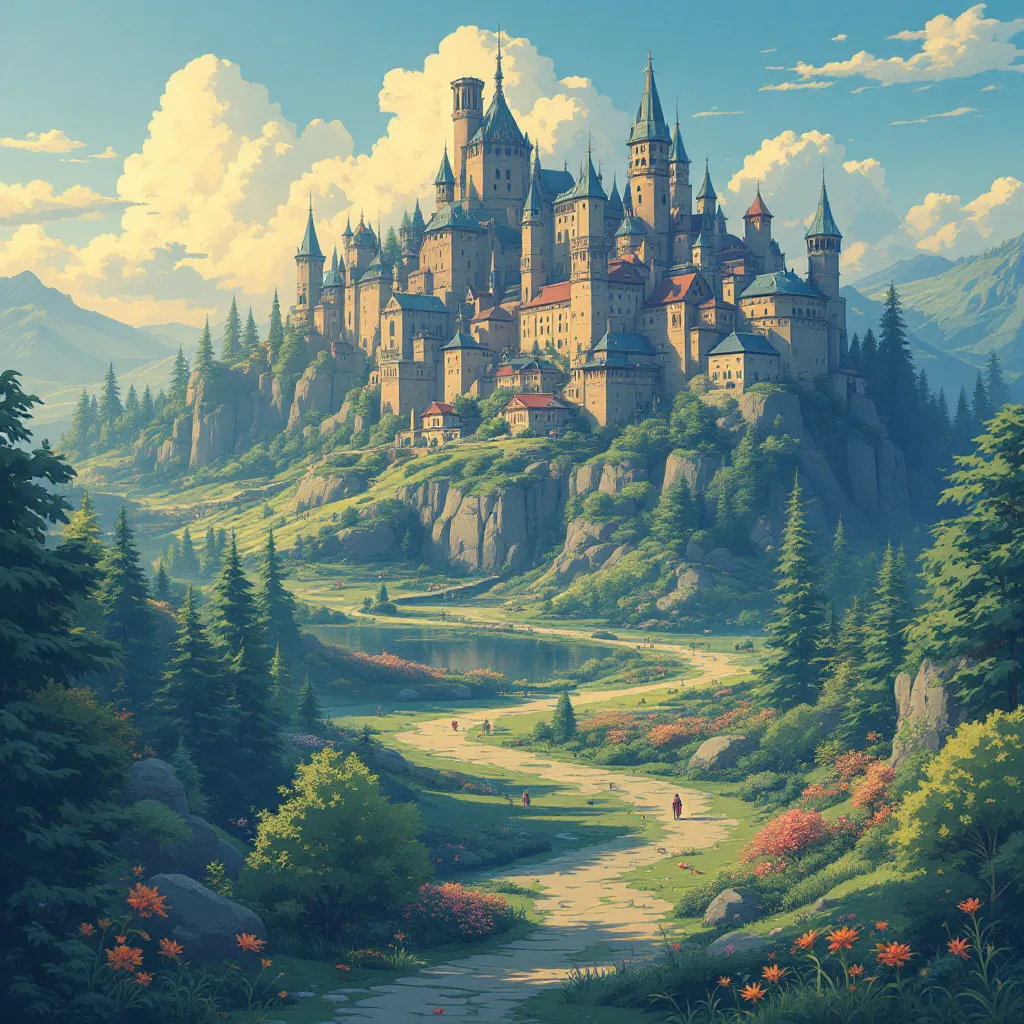 Prompt: Ghibli style