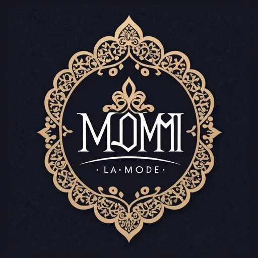 Prompt: "Design a captivating logo for MOMIN LA MODE, a Pakistani clothing store in Mississauga, Ontario. Incorporate elements that reflect the rich heritage and modern flair of Pakistani fashion, capturing the essence of elegance, cultural diversity, and style. 