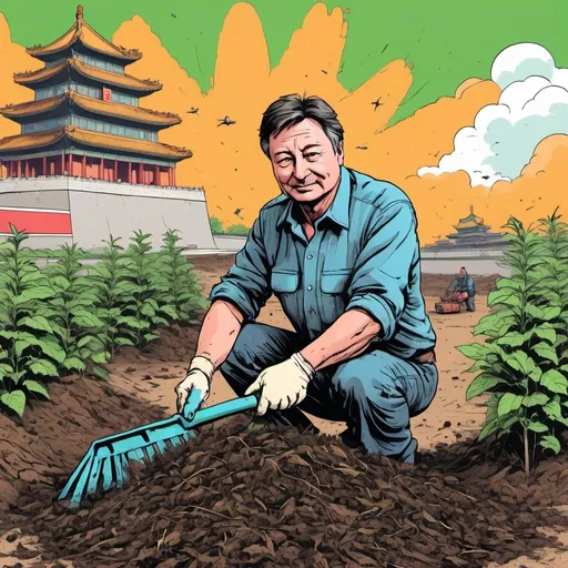 Prompt:  Alan Titchmarsh, MI6 Special Agent. Dangerous gardening. Extremist cultivation. Weeding terrorism. Tiananmen composting. Pyongyang mulch.