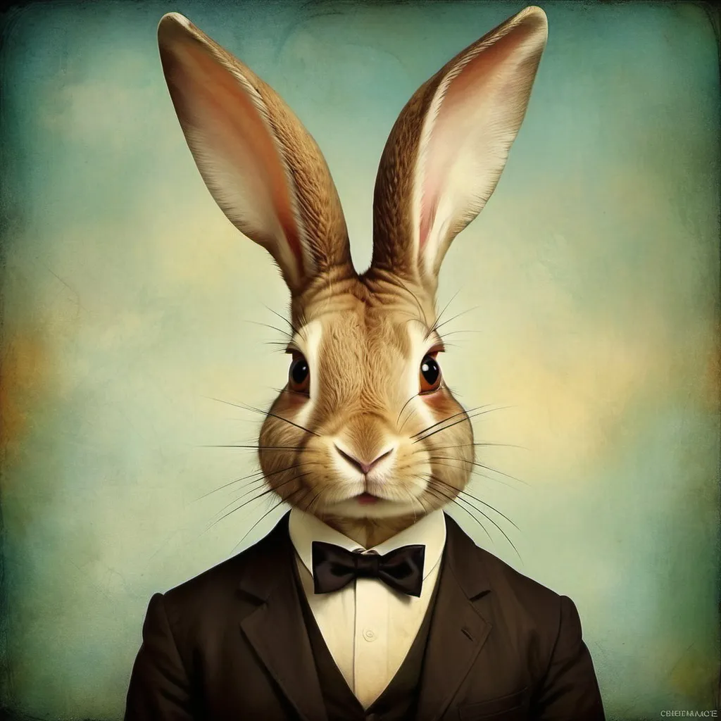 Prompt: Easter bunny by Christian Schloe
