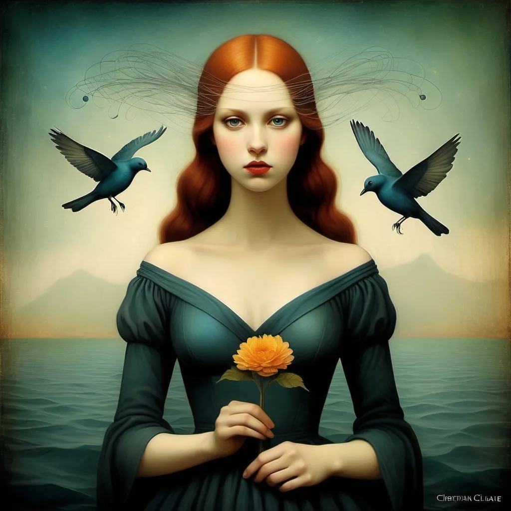Prompt: Only you I choose among the entire world. I see only what you reveal and live as you say. All my feelings have the color you desire to paint. From the beginning to the end, no one but you by Christian Schloe


