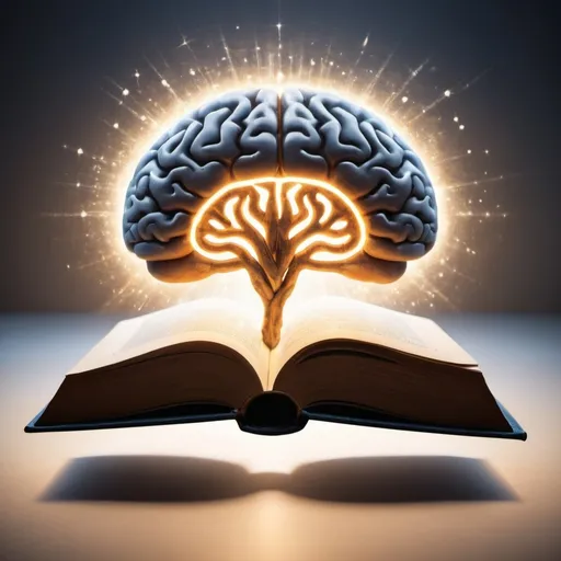 Prompt: A symbol for "making learning matter" could incorporate elements that represent both learning and significance. Here's a suggestion:

An open book with a shining light or a glowing brain inside.

Here’s the symbolism:

Open Book: Represents learning, knowledge, and exploration. It symbolizes the process of acquiring information and understanding.

Shining Light or Glowing Brain: Signifies enlightenment, discovery, and the transformation of knowledge into meaningful insights. It represents the idea that through learning, minds are illuminated and empowered.
