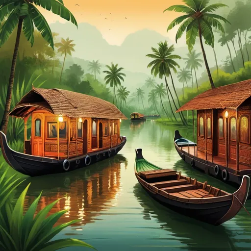 Prompt: kerala book cover