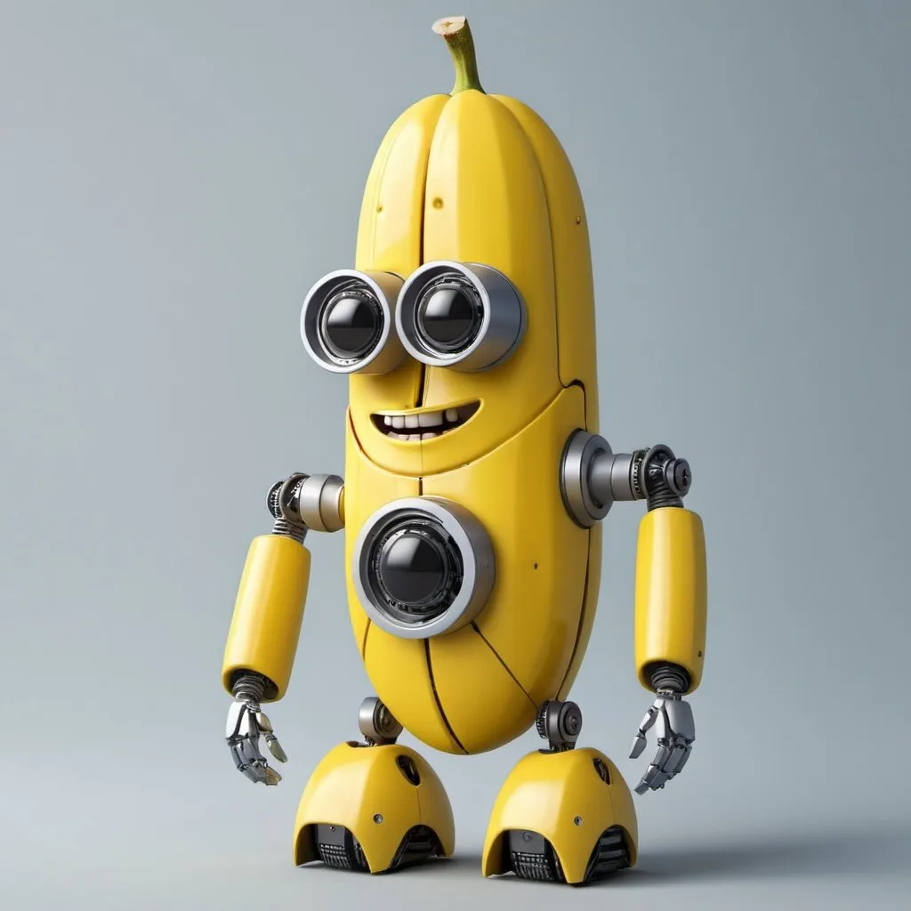 Prompt:  robot banana