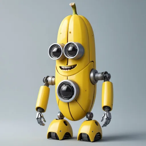 Prompt:  robot banana