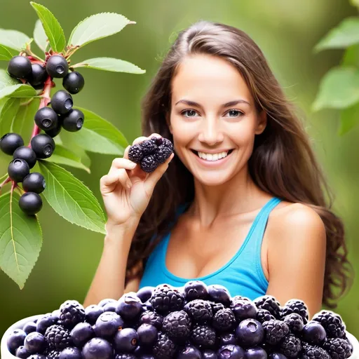 Prompt: Optimal health with maqui berry