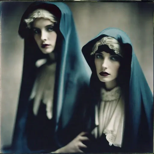 Prompt: the virgin mary Lomography artist style Ellen Rogers, Paolo Roversi, and Sarah Moon