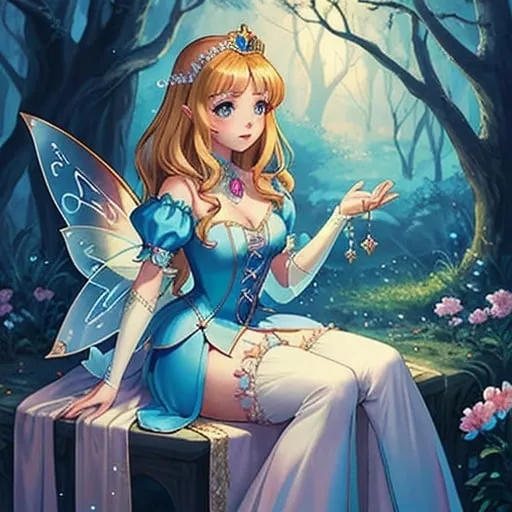 Prompt: Princess from a fairy tale