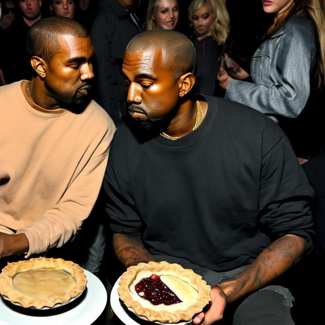 Prompt: kanye loves pie more than his career