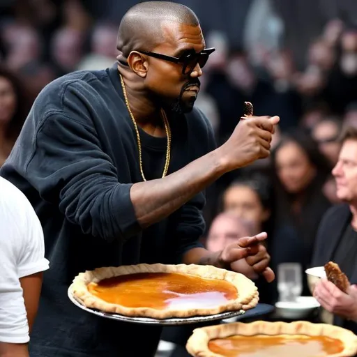 Prompt: kanye loves pie more than his career