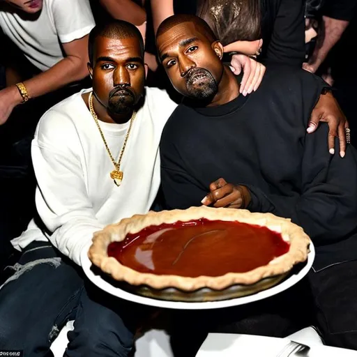 Prompt: kanye loves pie more than his career