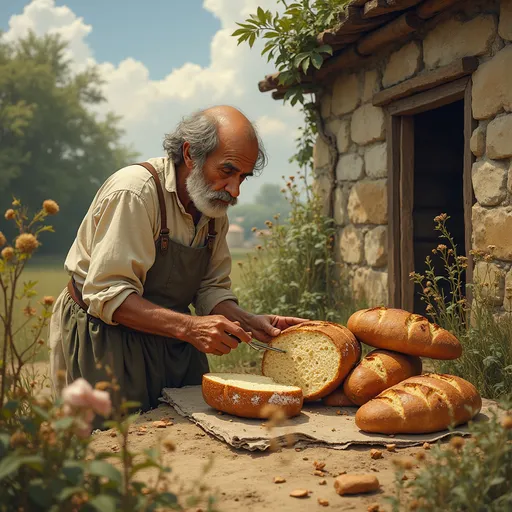 Prompt: Once upon a time, in a small and beautiful village, there lived an old man who was a baker. He worked in the same village where he lived. The village was very poor, and the old man was extremely stingy. He used to sell his bread at ridiculously high prices, although his bread was very delicious.

One day, the weather was nice, and a very poor man was walking around the village. He had nothing—not even a single coin. As he passed by the bakery, he smelled the delicious scent of the bread. He stood there and said, “I have no money, but I will just enjoy the smell of the bread.”

The old baker noticed him, but forgave him the first day. Then the second day. Then the third day.

But on the fourth day, the baker had had enough. He came out and said to the poor man, “I want money.”

The poor man replied, “Money? For what?”

The baker said, “For the bread.”

The poor man said, “But I didn’t take anything.”

The baker said, “You smelled the bread.”

The poor man said, “Yes, I smelled it—but I didn’t eat any of it.”

The baker replied, “I’ll take you to court. I’ll file a case against you for stealing.”

So they went to a lawyer—a very clever one. Early in the morning, the old man knocked on the lawyer’s door. After four knocks, the sleepy lawyer finally opened the door.

The old man said, “That man stole from me!”

The lawyer said, “Calm down. Tell me what happened.”

The old man explained the story, and the lawyer quickly understood the situation.

Then he turned to the poor man and asked, “Do you have any coins?”

The poor man said, “Yes.”

The lawyer said, “Take them out.”

The poor man handed over the coins, and the lawyer held them in his hand, then shook them so they made a jingling sound.

The lawyer turned to the baker and asked, “Did you hear the sound?”

The baker said, “Yes.”

The lawyer smiled and said, “That’s the payment for the smell of your bread.”