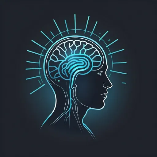 Prompt: Logo for NeuroMind AI company (mental health and neurology using ai)
