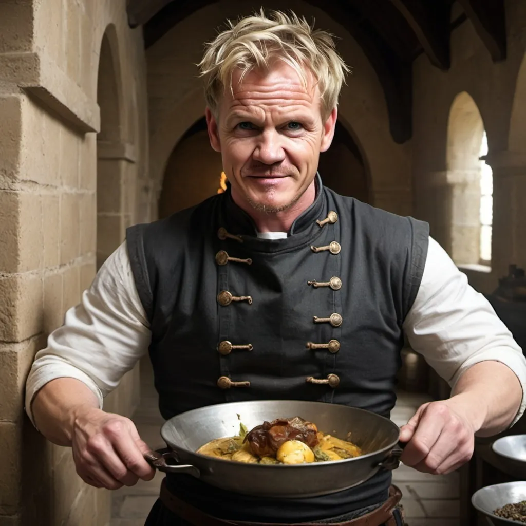 Prompt: medieval gordon ramsey