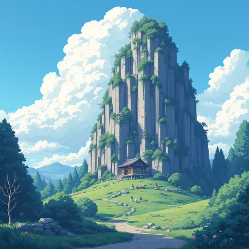 Prompt: Convert this image into Ghibli style 