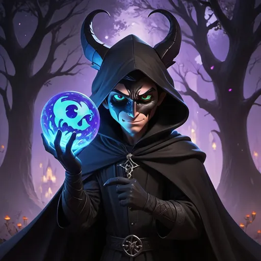 Prompt: Picture Omen with a touch of Disney magic - exaggerated features, expressive eyes, and a playful yet mysterious demeanor. His dark cloak could have a hint of magical shimmer, and his mask might convey a mischievous expression. Add some dynamic poses and vibrant colors to capture the energetic and whimsical Disney style.

Consider elements like glowing orbs or ethereal wisps around him to enhance the mystical atmosphere. If you're artistically inclined or working with an artist, you can combine the essence of Valorant's Omen with the charm of Disney animation to create a unique and captivating piece!




