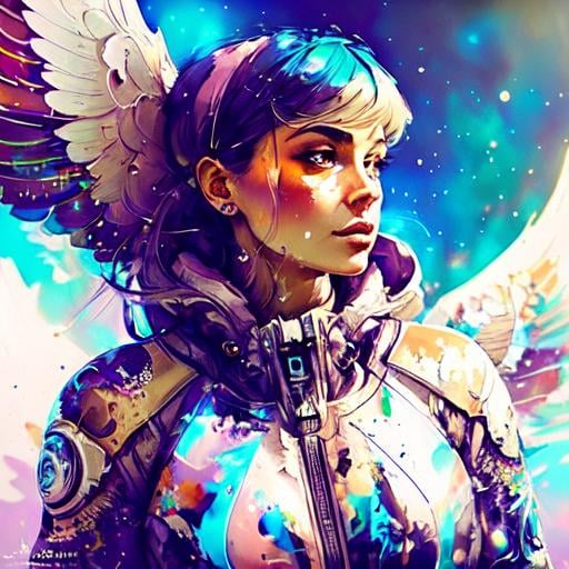 Prompt: beautiful, stunning wings, perfect body, perfect legs, perfect face, Wadim Kashin, James Gurney, Ink, splash art", amazing beauty_hyperdetailed_intricate_enigmatic,_a_lot_of_glowing_masterpiece_intricate_hyperdetailed_beautiful_girl,_detailed_face,_hopeful, scenic_view_space_with_very_wide_angle, colorful_glamorous_sunshine, WLOP,_Greg_Rutkowski,_128K_resolutioncoffe_hair_bottom_length_messy_hair_no_clothing_happy_Full_body_Beautiful_hyperdetailed_painting_luminism_art_by_Carne_Griffiths_and_Wadim_Kashin_concept_art_4k_resolution_fractal_isometrics_details_bioluminescence__3d_render_octane_render_intricately_detailed__cinematic_trending_on_artstation_Isometric_Centered_hyperrealistic_cover_photo_awesome_full_color_hand_drawn__gritty_realistic_mucha__intricate_hit_definition__cinematicRough_sketch_bold_lines_on_paper