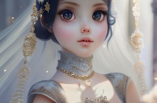 Prompt: exquisite new character, cute femenine woman, highly detailed, fluffy, intricate details, beautiful big eyes, maximum cuteness, lovely, adorable, beautiful, flawless, masterpiece, soft dramatic moody lighting, radiant love aura, ultra high quality octane render, hypermaximalist, trending on artstation, Anna Dittmann, Tom Blackwell