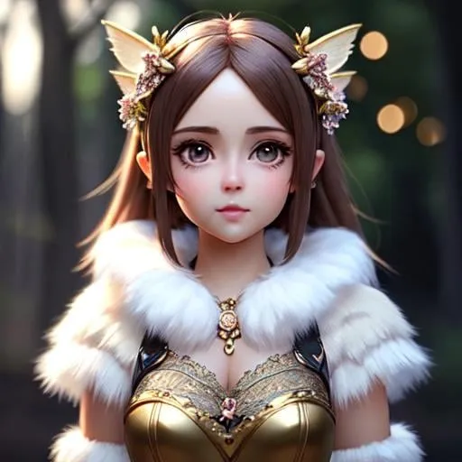 Prompt: cute femenine woman pixie , highly detailed, fluffy, intricate details, beautiful big eyes, maximum cuteness, lovely, adorable, beautiful, flawless, masterpiece, soft dramatic moody lighting, radiant love aura, ultra high quality octane render, hypermaximalist. full tamaño