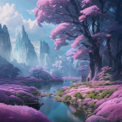 Prompt: (beautiful dreamy landscape:1. 2), environment, dream, colors, dramatic, mid day, large scale, hyperrealistic, lots of detail, realistic lighting, octane render, by wlop, artgerm, trending on artstation hd, 8 k, Studio ghibli style, 16k, UHD, HDR10, ((Masterpiece)), Absurdres