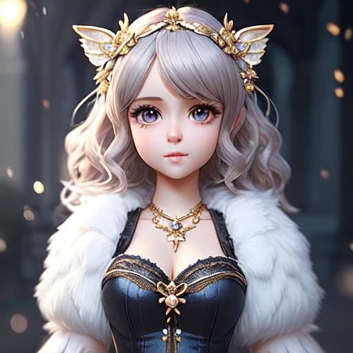 Prompt: cute femenine woman pixie , highly detailed, fluffy, intricate details, beautiful big eyes, maximum cuteness, lovely, adorable, beautiful, flawless, masterpiece, soft dramatic moody lighting, radiant love aura, ultra high quality octane render, hypermaximalist. full tamaño